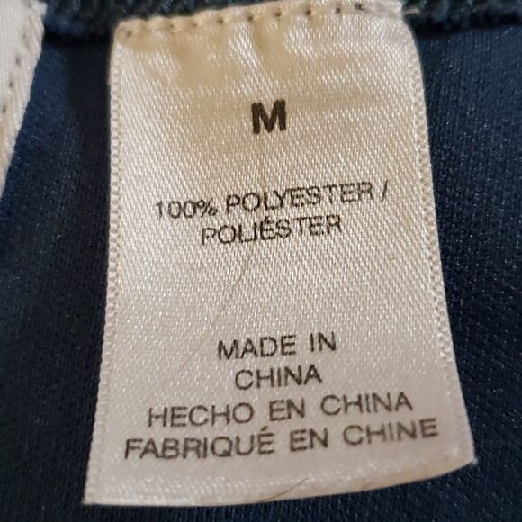 Alfred Dunner tank top, M, blue with wood beads - Picture 5 of 5